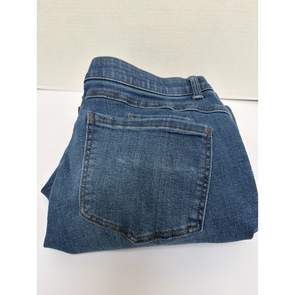 Democracy "Ab" Technology Hi-Rise Crop Jeans Size 14 Style‎ #BN2389N3V2 Fray Hem